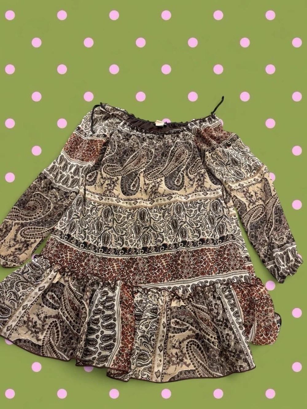 Wet Seal Paisley Dress Size Medium Like New